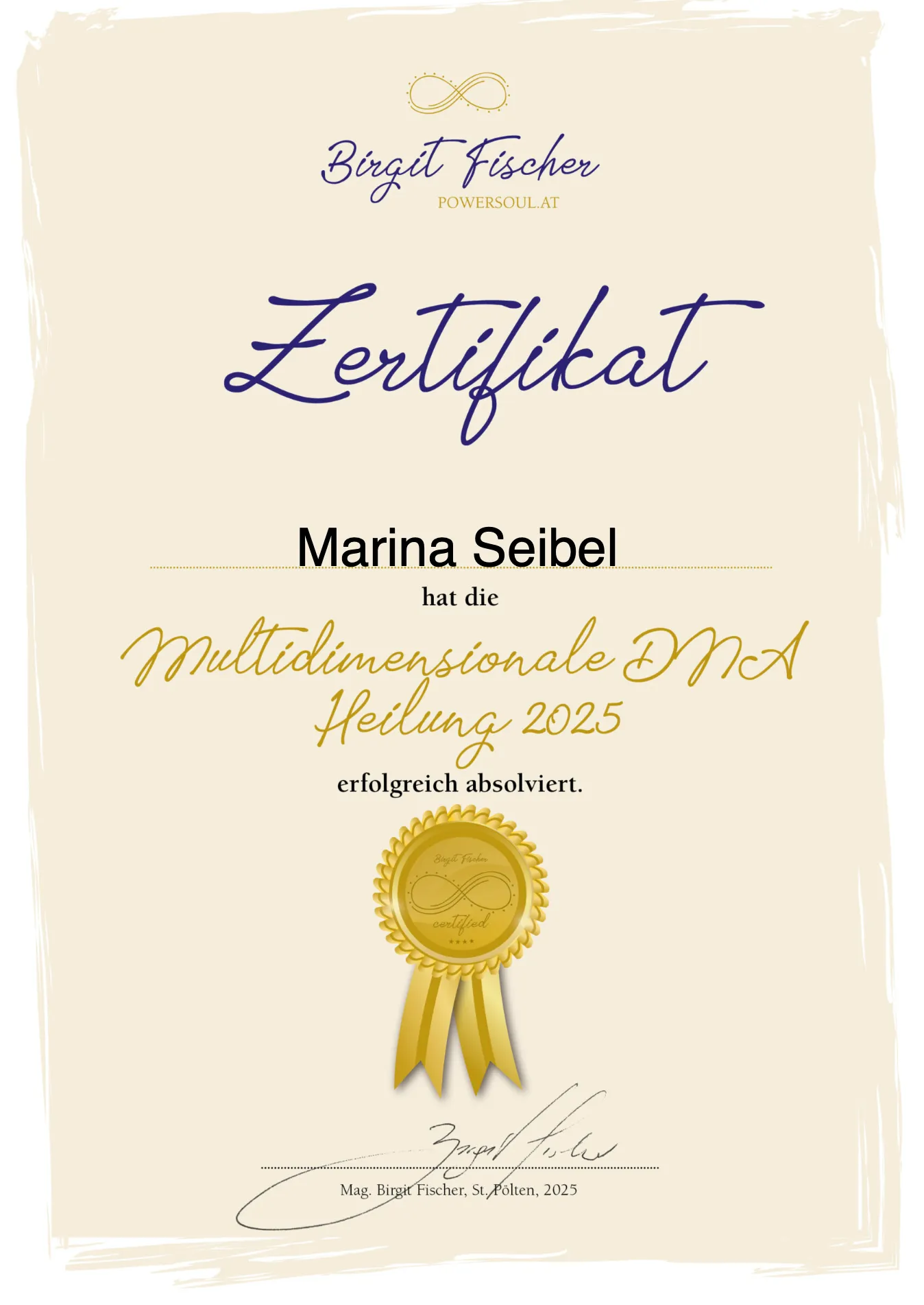 Multidimensionales DNA Healing Zertifizierung